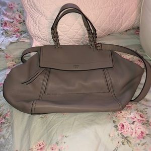 BRAND NEW Tory Burch Half-Moon Leather Satchel Bag